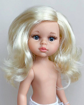Кукла  Клаудия, блондинка, без челки, без одежды, 34 см (Арт.14771)